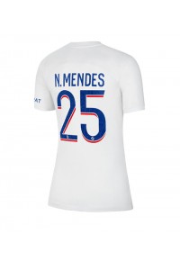 Fotbalové Dres Paris Saint-Germain Nuno Mendes #25 Dámské Třetí Oblečení 2022-23 Krátký Rukáv